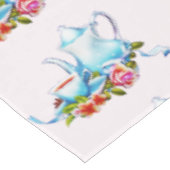 Middagmiddag het Patroon van de Waterverf van Tea  Tafelkleed (Gekanteld)