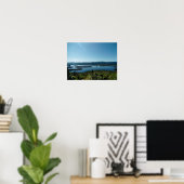 Middagmiddag in de blauwe berg poster (Thuiskantoor)
