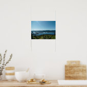 Middagmiddag in de blauwe berg poster (Keuken)