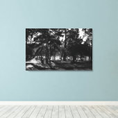 Middagmiddag in het park canvas afdruk (Insitu (Houten vloer))