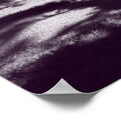 Middagmiddag in het park (Paars Toned) Poster (Hoek)