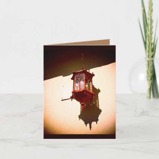 Middagmiddag lamp kaart (Voorkant)