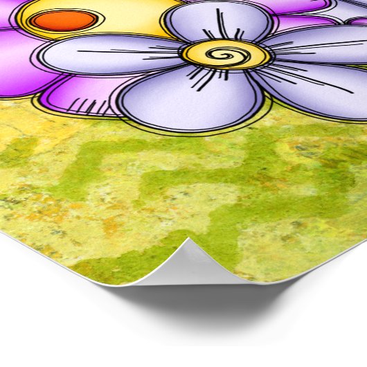 Middagmiddag, lichte, positieve densightventilator poster (Hoek)