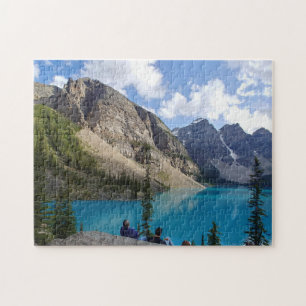 Middagmiddag op het Moraine Lake, Alberta Canada Legpuzzel
