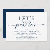 Middagmiddag Tea Party, Bride om te worden, Vrijge Kaart (Voorkant / Achterkant)