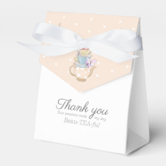 Middagmiddag tijdens de Tea Party Bedankdoosjes