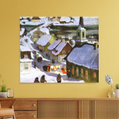 Middagmis, kunstschilderij, canvas afdruk (Insitu (Woonkamer))