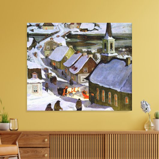 Middagmis, kunstschilderij, canvas afdruk (Insitu (Woonkamer))