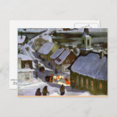 Middagmis, schilderij in fijne kunst briefkaart (Voorkant / Achterkant)