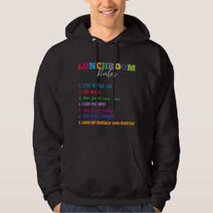 Middagpauze Regels Funny School Kantine en Lunch  Hoodie