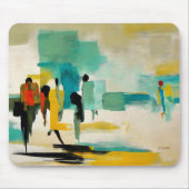 Middagpracht – Abstracte Figuren Muismat (Voorkant)