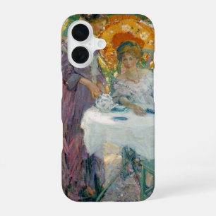 Middagthee 1910 door Richard Emile Miller iPhone 16 Hoesje