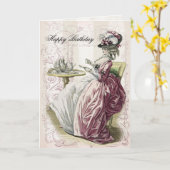 Middagthee, fijne verjaardag, kaart (Gele Bloem)