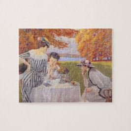middagthee in het park legpuzzel