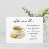 middagthee kaart (Staand voorkant)