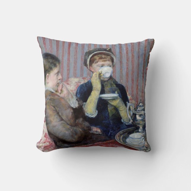 Middagthee, Mary Cassatt Kussen (Voorkant)