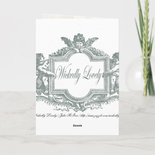 Middagthee! Met vriendelijke groet Bedankkaart (Achterkant)