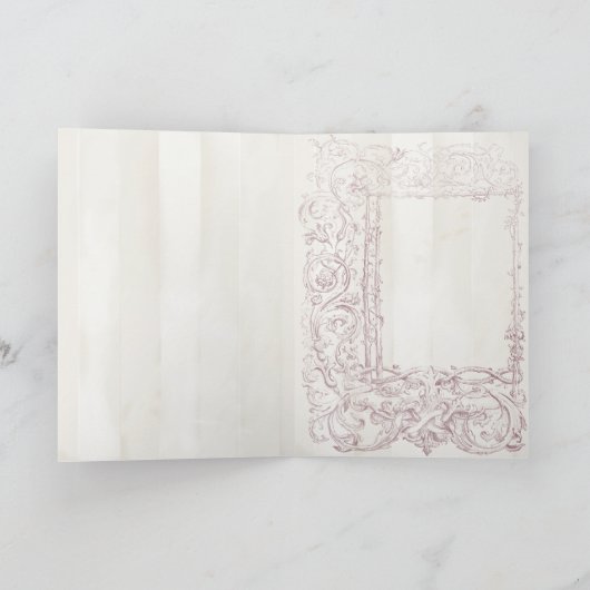 Middagthee! Met vriendelijke groet Bedankkaart (Binnen)