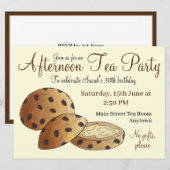 Middagtheepartij Bruiloft Engelse Theebroodjes Taa Kaart (Voorkant / Achterkant)