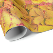 Midday Sunshine Floral Cadeaupapier (Rol Hoek)