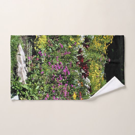 Midde zomertuin kleuren! II Handdoek (Handdoek)