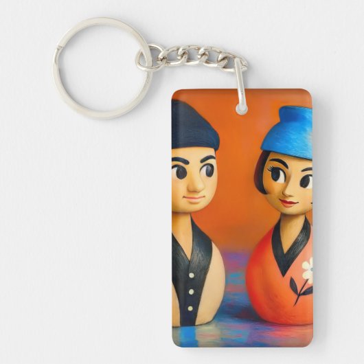 MIDDEEEUWSE POP ART. SLEUTELHANGER (Voorkant)