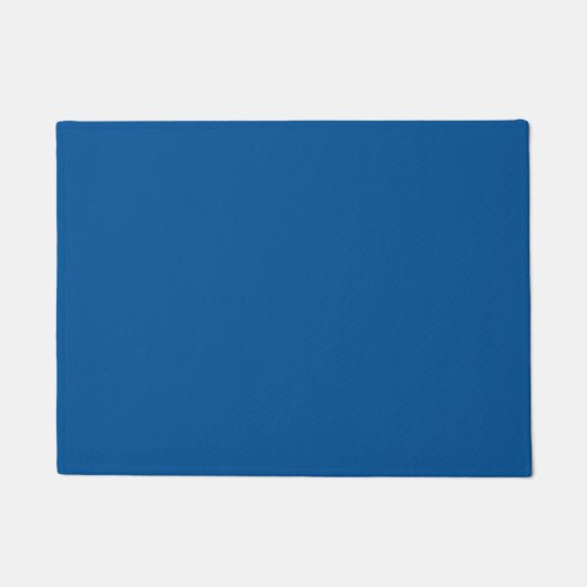 Middel Elektrisch Blauw Effen Kleur Deurmat (Voorkant)