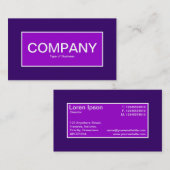 Middel Label II - Paars in de schaduw (Voorkant / Achterkant)