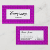 Middel Label - Magenta Fabric-structuur (Voorkant / Achterkant)