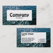 Middel-label - Sparkaar Water Visitekaartje (Voorkant / Achterkant)