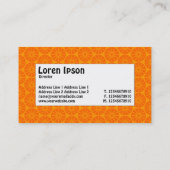 Middel Label - Star Wheel - Shades van Sinaasappel (Achterkant)