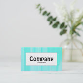 Middel Label - Turquoise Painted Canvas (Staand voorkant)
