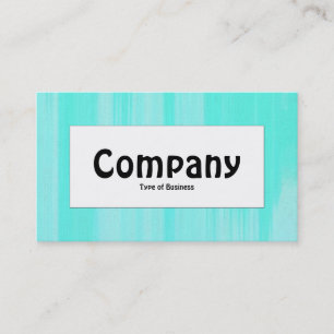 Middel Label - Turquoise Painted Canvas