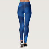 Middel tot donkerblauw patroon leggings (Achterkant)