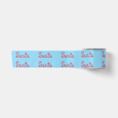 Middel Turquoise Effen Kleur Satijnen Lint (Voorkant)