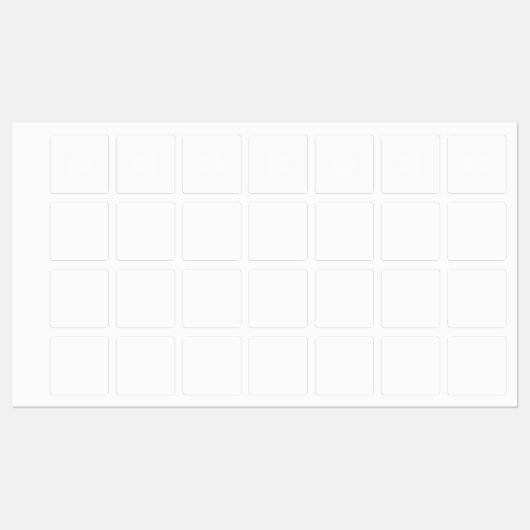 Middel-vierkantsstrijk op het etiket labels (Vel)