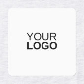 Middel-vierkantsstrijk op het etiket labels (Design 2)