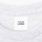 Middel-vierkantsstrijk op het etiket labels (Aangebracht)