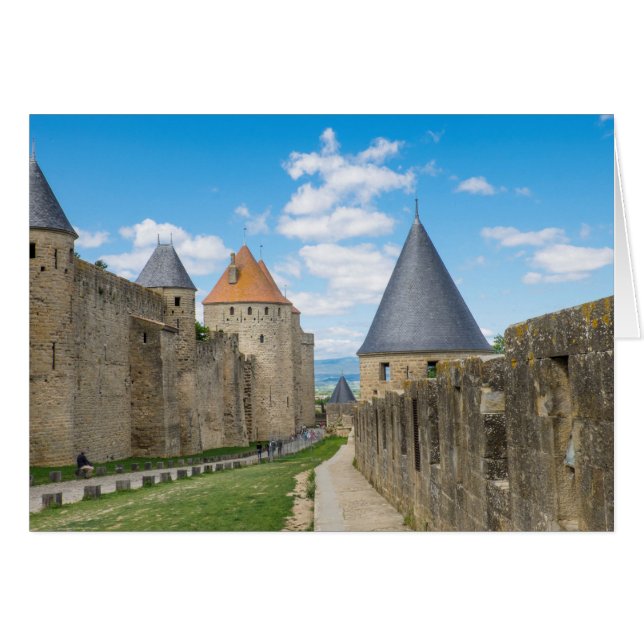 Middelaluwse muren van Carcassonne (Voorkant Horizontaal)