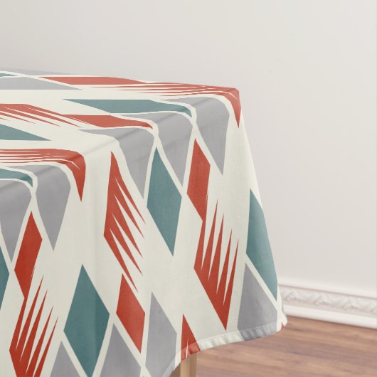 middelbaar modern atoomontwerp tafelkleed (Voorbeeld)