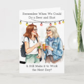 Middelbare leeftijd Humor voor haar Kaart (Voorkant)