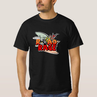 Middelbare leeftijd Road Rage Logo Biker T-shirt