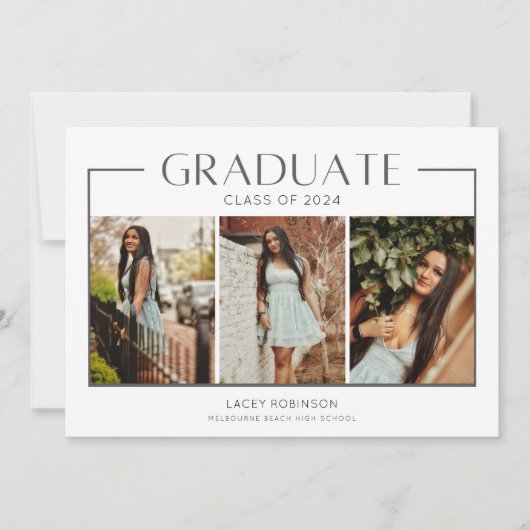 Middelbare School 3 Foto Meisjes Afstudeerfeest (Voorkant)