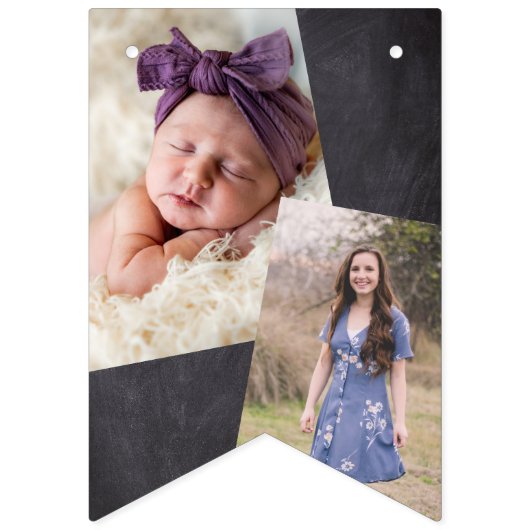 Middelbare School Afstuderen Banner Fotoherinnerin (Tweede vlag)