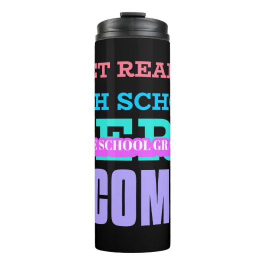 MIDDELBARE SCHOOL AFSTUDEREN - BEREID JE VOOR OP D THERMOSBEKER (Voorkant)