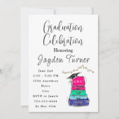 Middelbare School Afstuderen Koffer Jaar School Kaart (Voorkant)