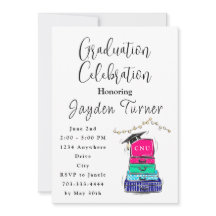 Middelbare School Afstuderen Koffer Jaar School