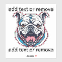 Middelbare school Bulldog Mascot Aangepaste auto