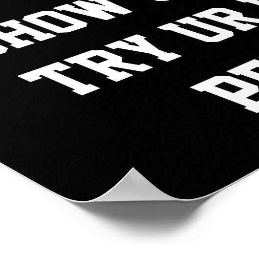 Middelbare School Classroom Decor Class Slang Poster (Hoek)