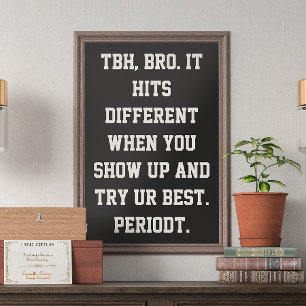 Middelbare School Classroom Decor Class Slang Poster